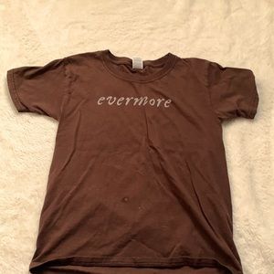 brown shirt that has a little stain but i will get that off !